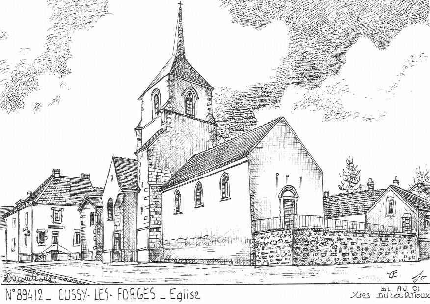 N 89412 - CUSSY LES FORGES - glise